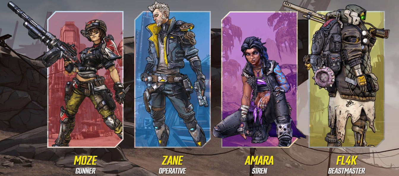 Borderlands 3 classes list, best class builds and how to respec classes